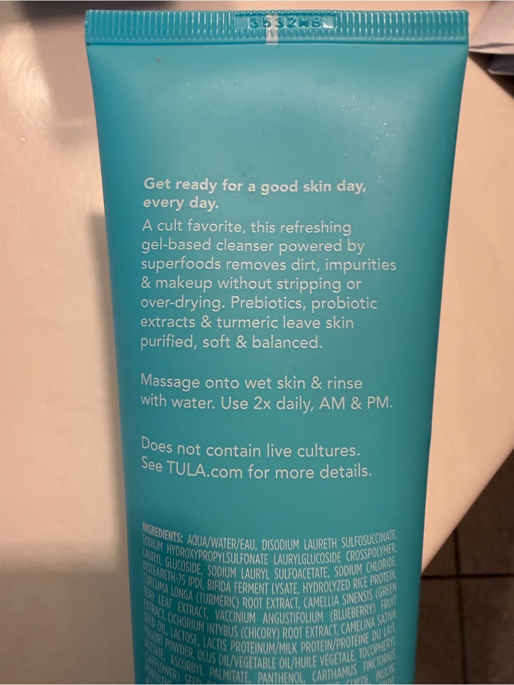 TULA The Cult Classic Purifying Face Cleanser Teal Full Size 4.2 oz Sealed - Picture 4 of 4